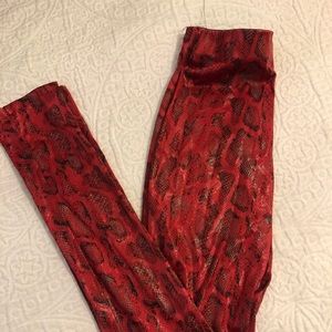 Fashion nova snake skin leggings